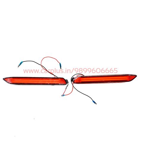 KMH Rear Bumper Reflector For Toyota Innova Crysta (2nd GEN) 3 FUNCTIO ...