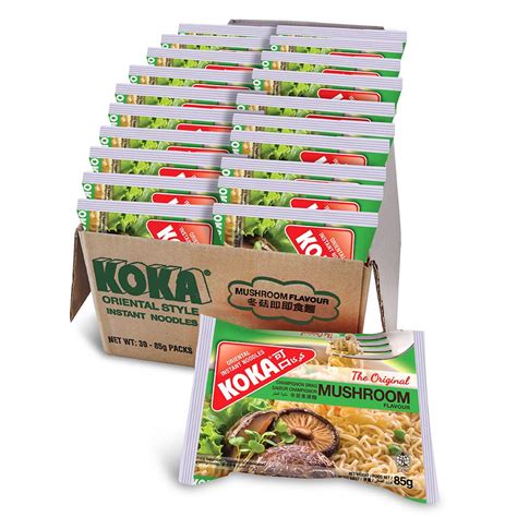 Koka Oriental Instant Noodles The Original Mushroom Flavour (Pack of ...
