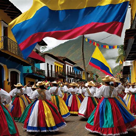 Premium Photo | Vibrant Colombian Culture A Feast of Colors and Traditions