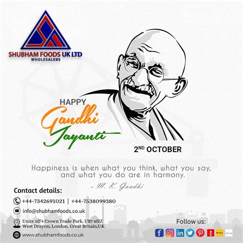 Happy gandhi Jayanti 2024 | celerity day | celebrities' | father of ...