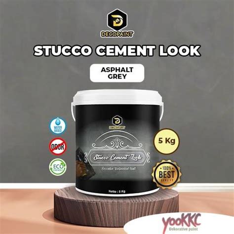 Jual Kemasan 5Kg Cat Stucco Semen Ekspos-Asphalt Grey - Jakarta Timur ...