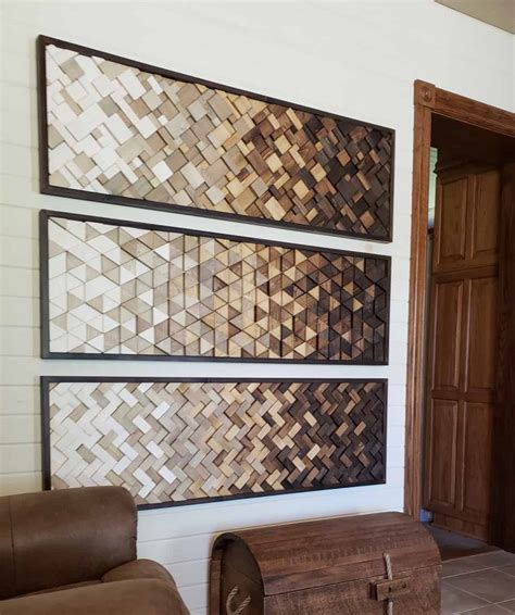 Wood Wall Art Ideas Diy at Adela Spooner blog