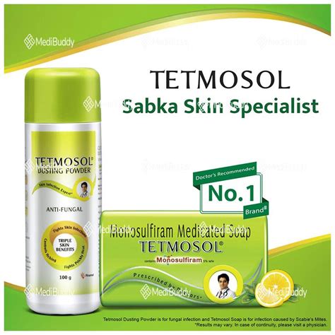 Tetmosol Medicated Soap with 5% Monosulfiram for Skin Infections: Price ...