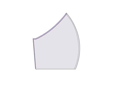 Sewing Pattern for Face Mask with Window 的图像结果