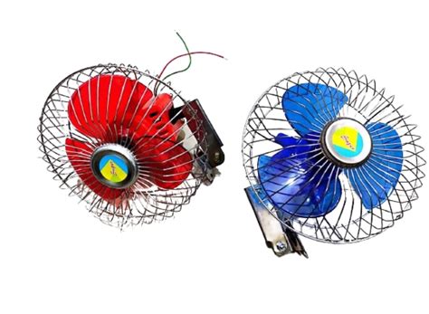 FCS 2 pcs pack Car fan, 12V dc fan, Battery Fan, Tempo fan, truck fan ...