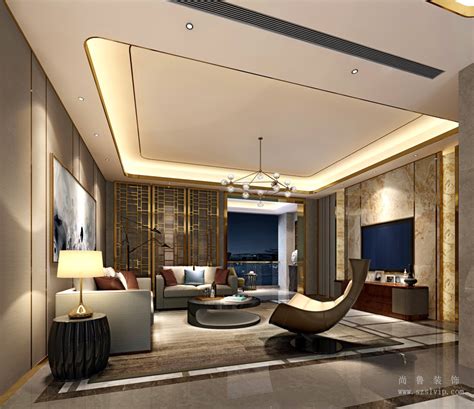 欧式风格别墅豪宅客厅装修效果图 – 设计本装修效果图
