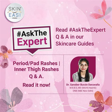 Ask Expert Q & A - Period Rashes, Sanitary Pad Rashes & Inner Thigh ...