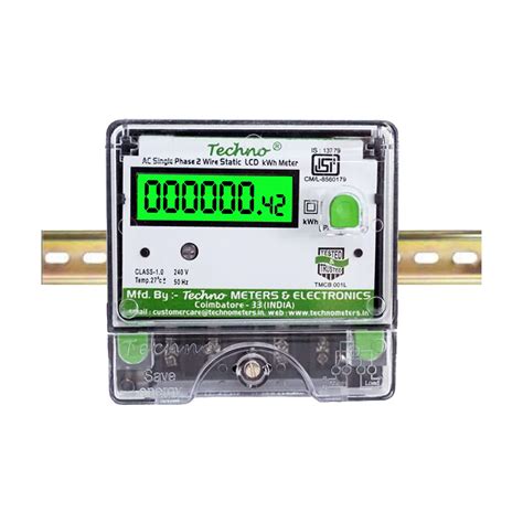 SINGLE PHASE MULTIFUNCTIONAL DIN RAIL ENERGY METER (10-40 A) – Techno ...
