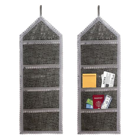 Kuber Industries Paper Holder | Foldable Hanging Organizer | PVC ...