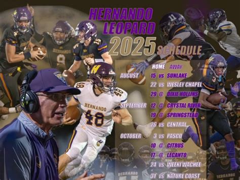 HHS Football releases 2025 Schedule - Hernando High School | Hernando ...