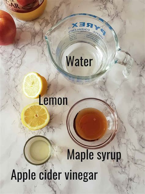 Cranberry Juice Lemon Juice Apple Cider Vinegar
