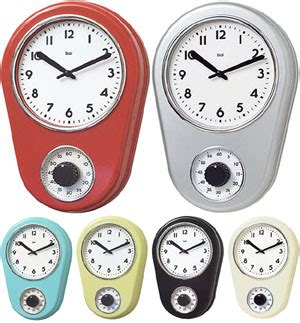 Image result for Retro Kitchen Clock with Timer