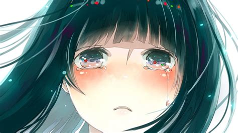 Cute Anime Girl Crying