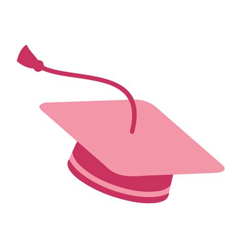 Pink Graduation Cap Clip Art
