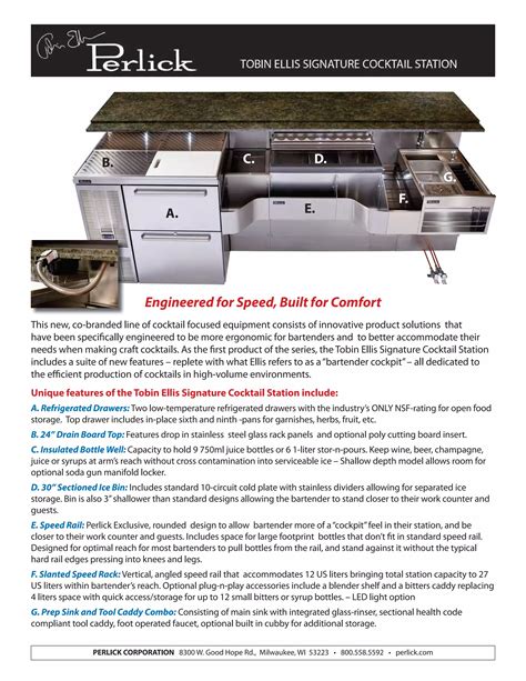 T Ellis Cocktail Station | PDF