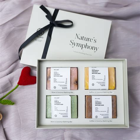 Nature Symphony Luxury Bathing Bars Set – Premium Herbal Soap Gift Box