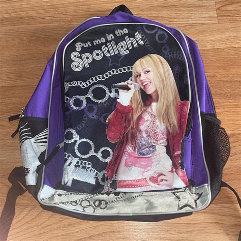 Y2K RARE HANNAH MONTANA BACKPACK IN GREAT CONDITION... - Depop
