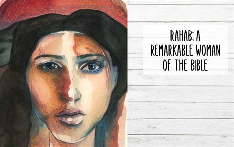 Rahab: A Remarkable Woman of the Bible - My Printable Faith