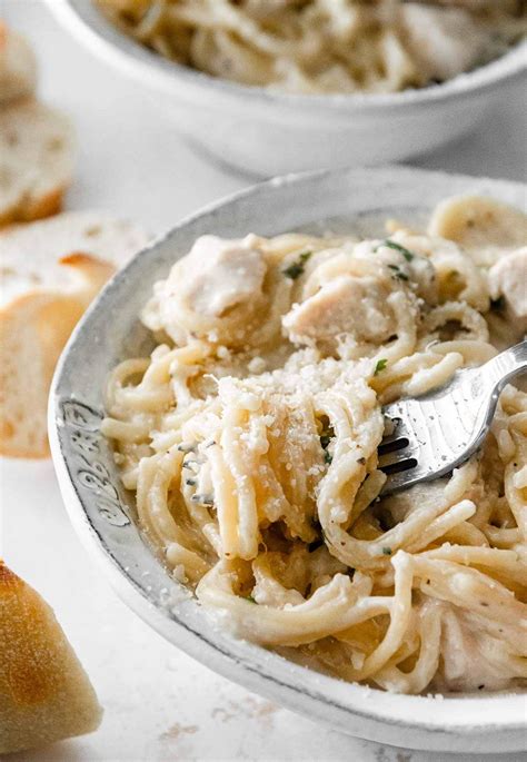 Instant Pot Chicken Alfredo Recipe - Dinner, then Dessert