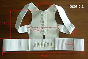 White color, XL : NEW Magnet Posture Back Shoulder Corrector Support ...