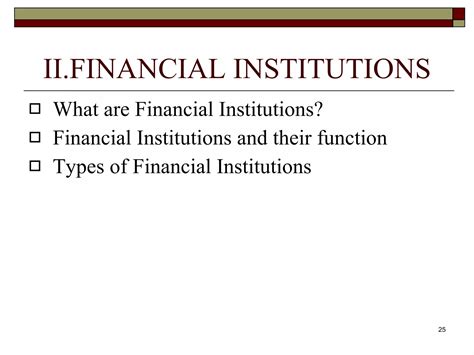 Financial market and institutions | PPT