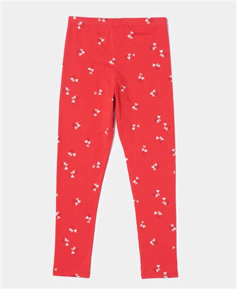 Buy Girl's Super Combed Cotton Elastane Leggings - Assorted UG08 ...