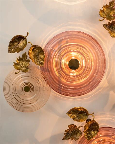 Fallen Leaves Ceiling Installation – Sculptural Glass Light Art – Glass ...