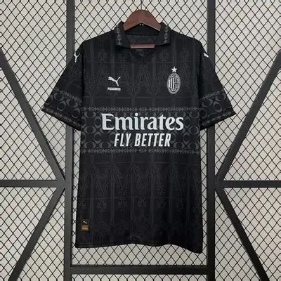 Buy AC Milan / PLEASURES Black Fan Version online at best price ...