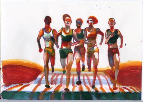 Turning motion into art using soft pastels and Olympic…