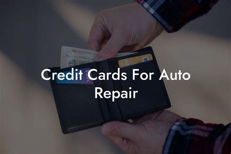 Credit Cards For Auto Repair - Flik Eco