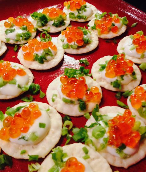 Salmon Roe Appetizer