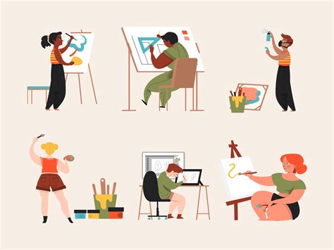 Art About People at Work 的图像结果