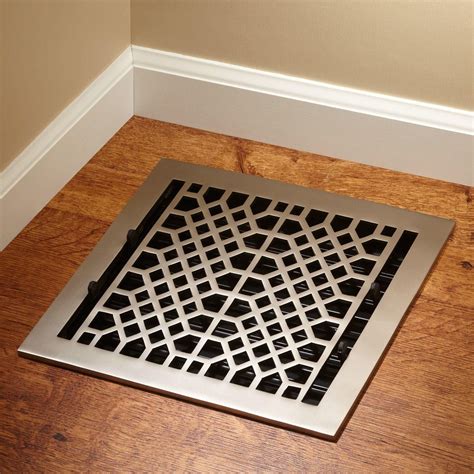 Oversized Antique Solid Brass Floor Register signaturehardware.com sku ...