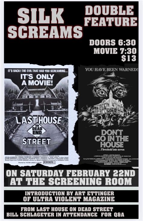Last House on Dead End Street/Dont Go in the House, The Screening Room ...
