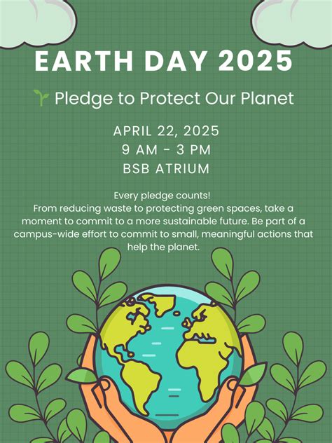 Pledge to Protect Our Planet | Calendar | Baylor University