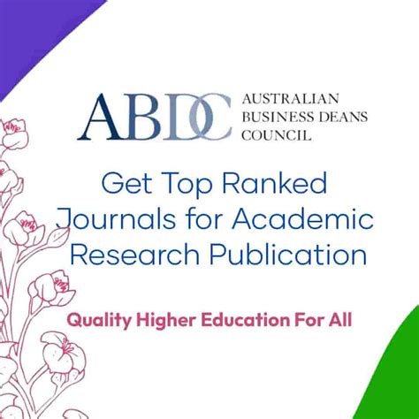 ABDC Journal List (UPDATED LIST) Download PDF