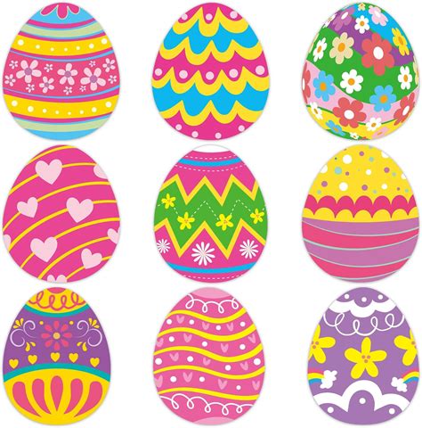 Amazon.com: Hying 40 PCS Easter Cutouts Easter Classroom Bulletin Board Decorations Set Chick ...