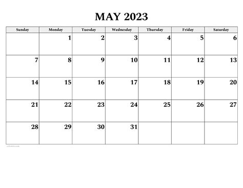 May 2025 Calendar | Free Printable PDF, XLS and PNG