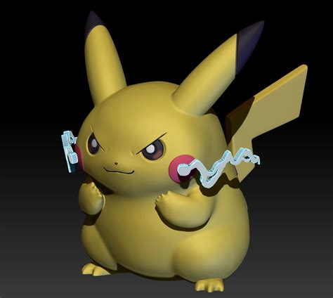 STL file Pokemon Pikachu 🐉・3D printable model to download・Cults