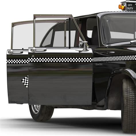 Checker Cab Simple Interior 3D | 3D Molier International