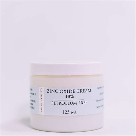 Zinc Oxide Cream 18% | Natural Concepts