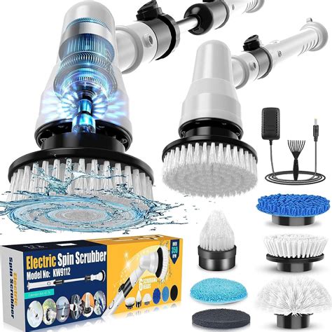 Amazon.com: Electric Spin Scrubber, 2023 New Upgrade Cordless Shower ...