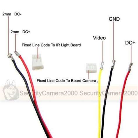 Image result for Security Camera Wiring Color Code
