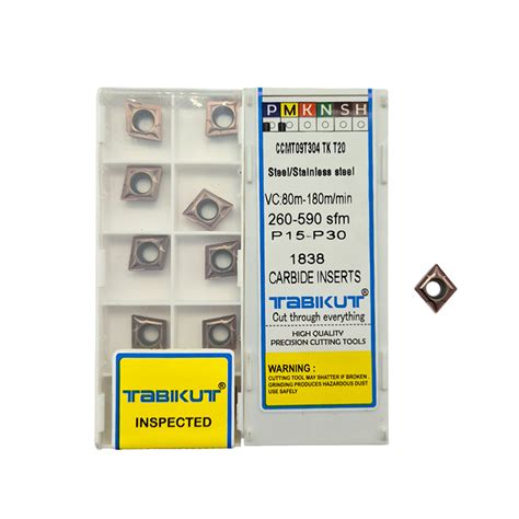 Jaibros T20 Grade Carbide Inserts for Steel – 10 Pcs Pack
