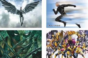 X-Men Combo Poster Set of 4 Posters With Gloss Lamination M19 Paper ...