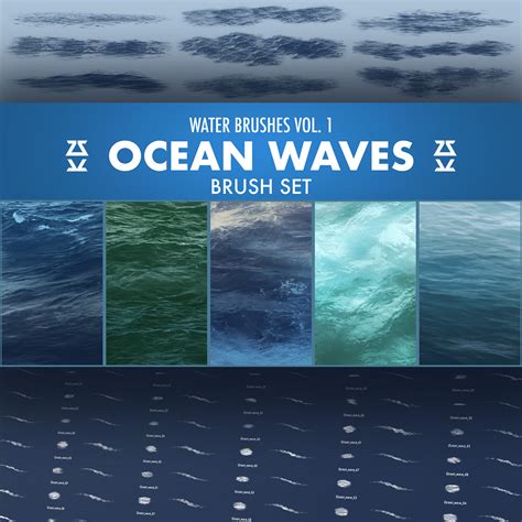 Ocean Waves Brush Set by Zsolt Kosa by ZsoltKosa on DeviantArt