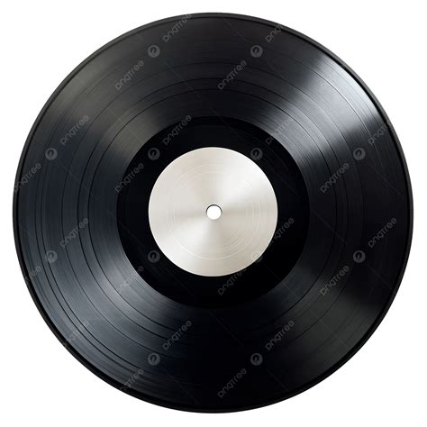 Vinyl Record With Blank Label Clipart Illustration, Vinyl Record Labels ...