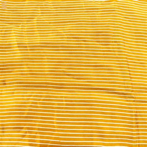 Golden Poppy Pure Mashru Silk Hand Block Stripes Ajrakh Fabric – Khinkhwab