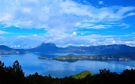 云南泸沽湖优美风光美景,高清图片,电脑桌面-壁纸族