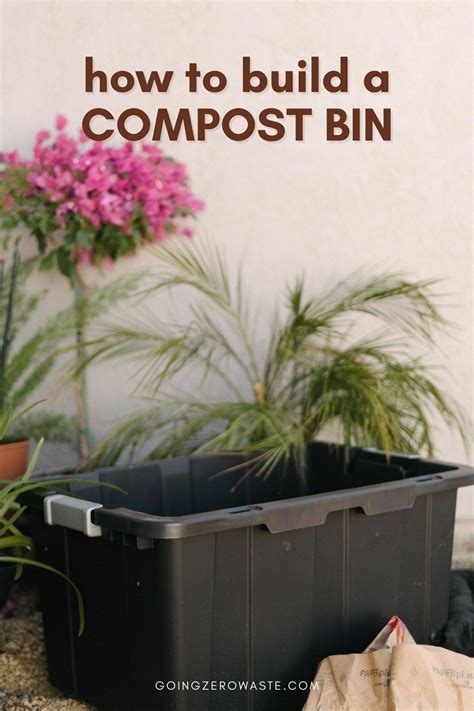 How to Make a DIY Compost Bin - Going Zero Waste